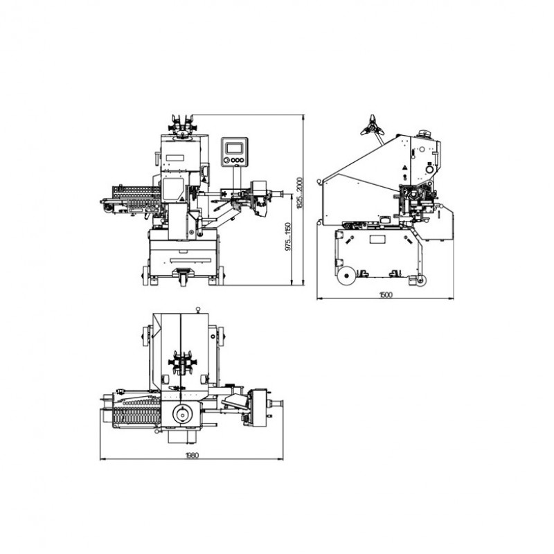 Otomatik çift klips makinası KOMPO SPRINT KN 501