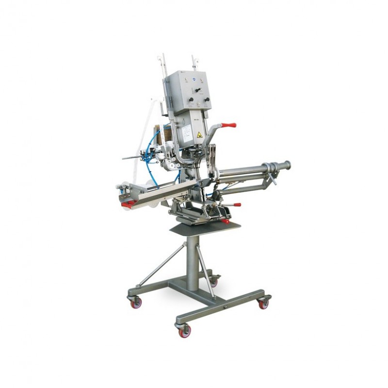 Yarı otomatik çift klips makinesi KOMPO KN-26P ve KN-26PE