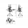 Yarı otomatik çift klips makinesi KOMPO KN-26P ve KN-26PE